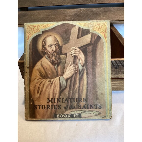Miniature Stories Of The Saints Book Set One Three & Four 1940s Mini Paperback - Picture 12 of 16